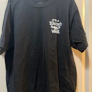 Vans Black 'Warped World' Tee